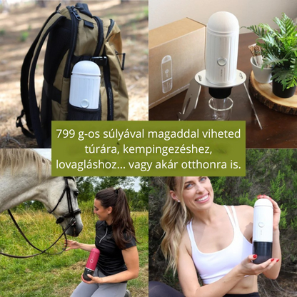 MOZOO Hordozható elektromos kávéfőző